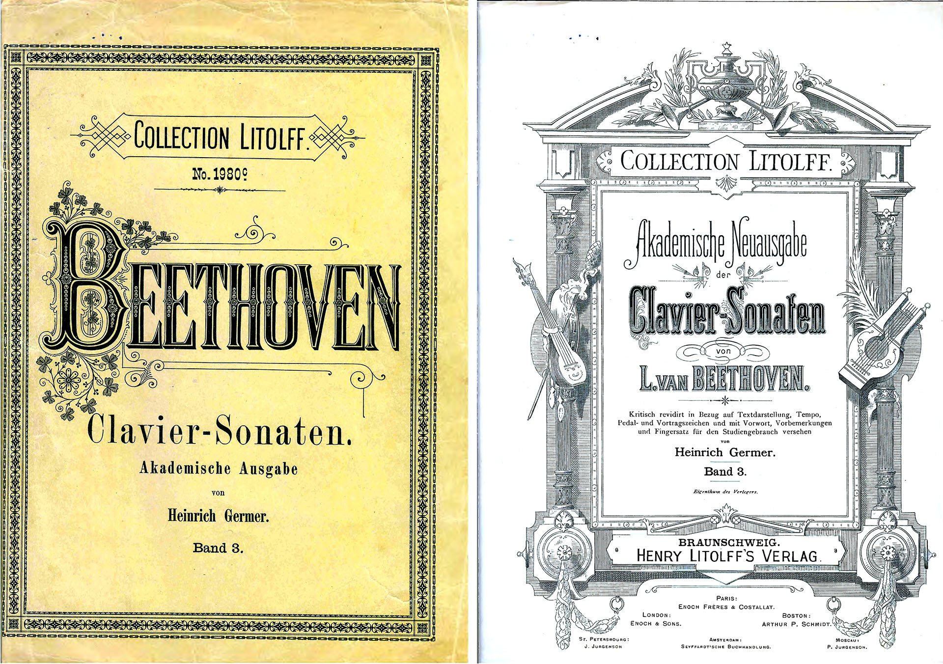 Beethoven - Clavier - Sonaten, Band 3 - Heinrich Germer
